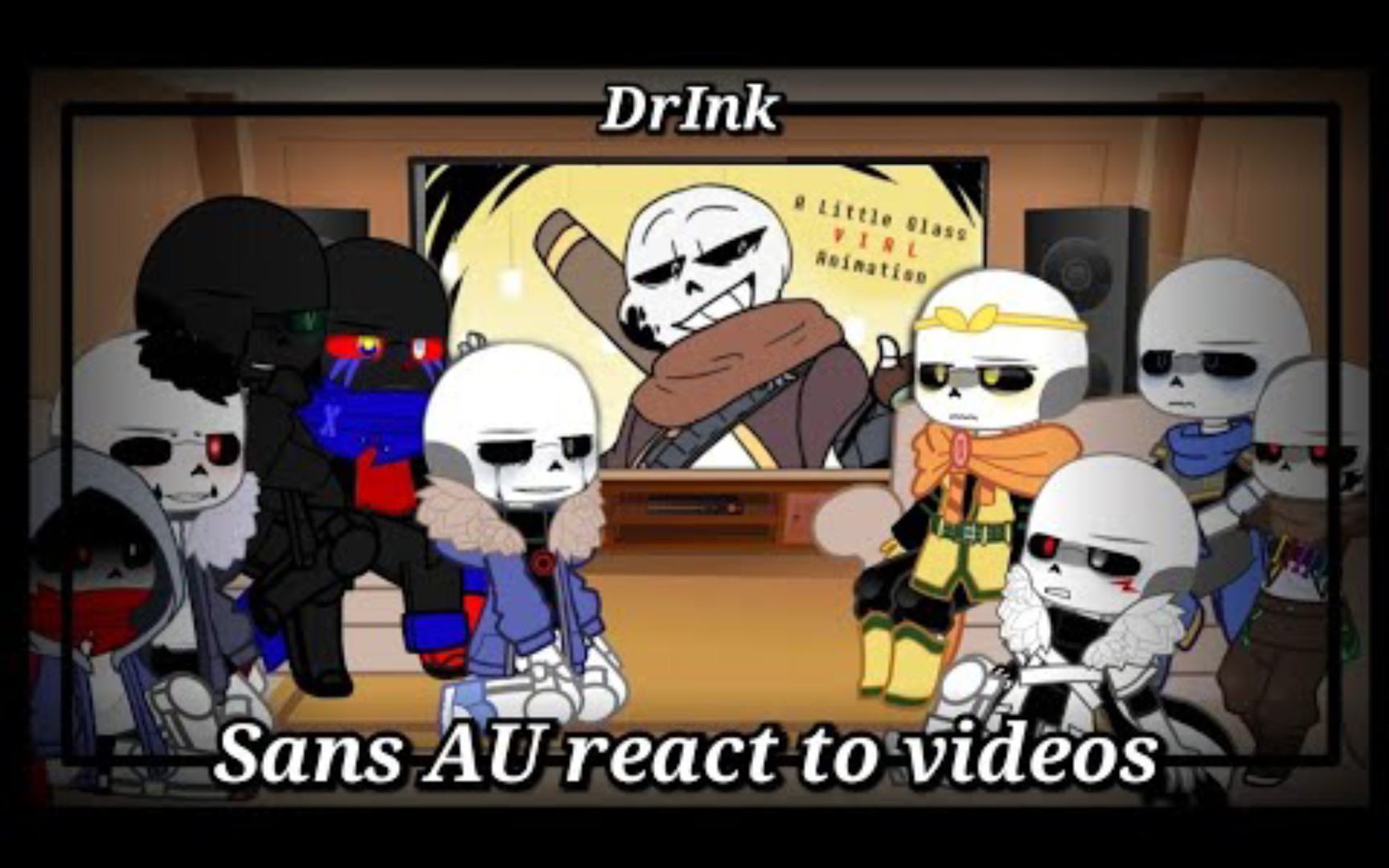 sans au react to videos 61 my au/ships 61 short