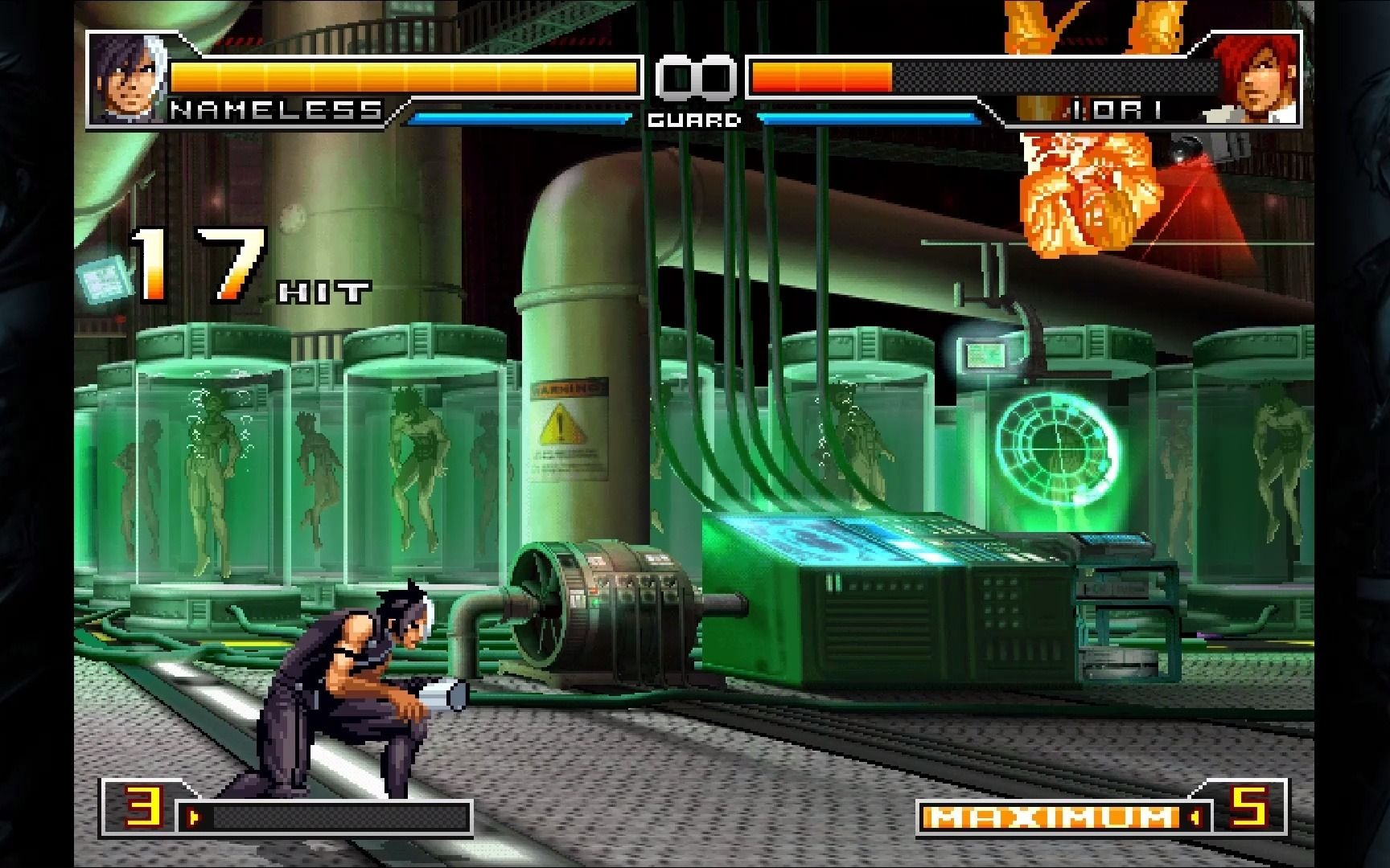 【拳皇02um】每天一个小连段-无名⑦_拳皇