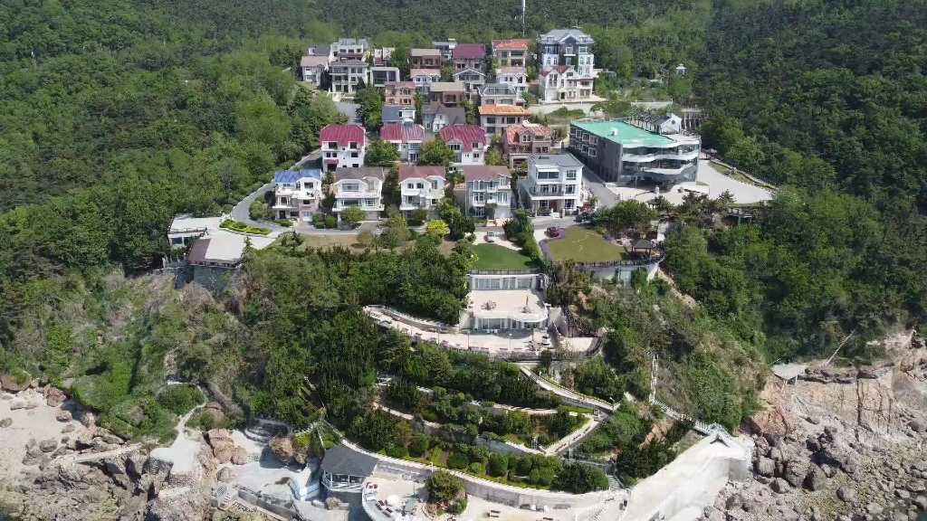 大连华侨别墅 #大连航拍 #出游日记