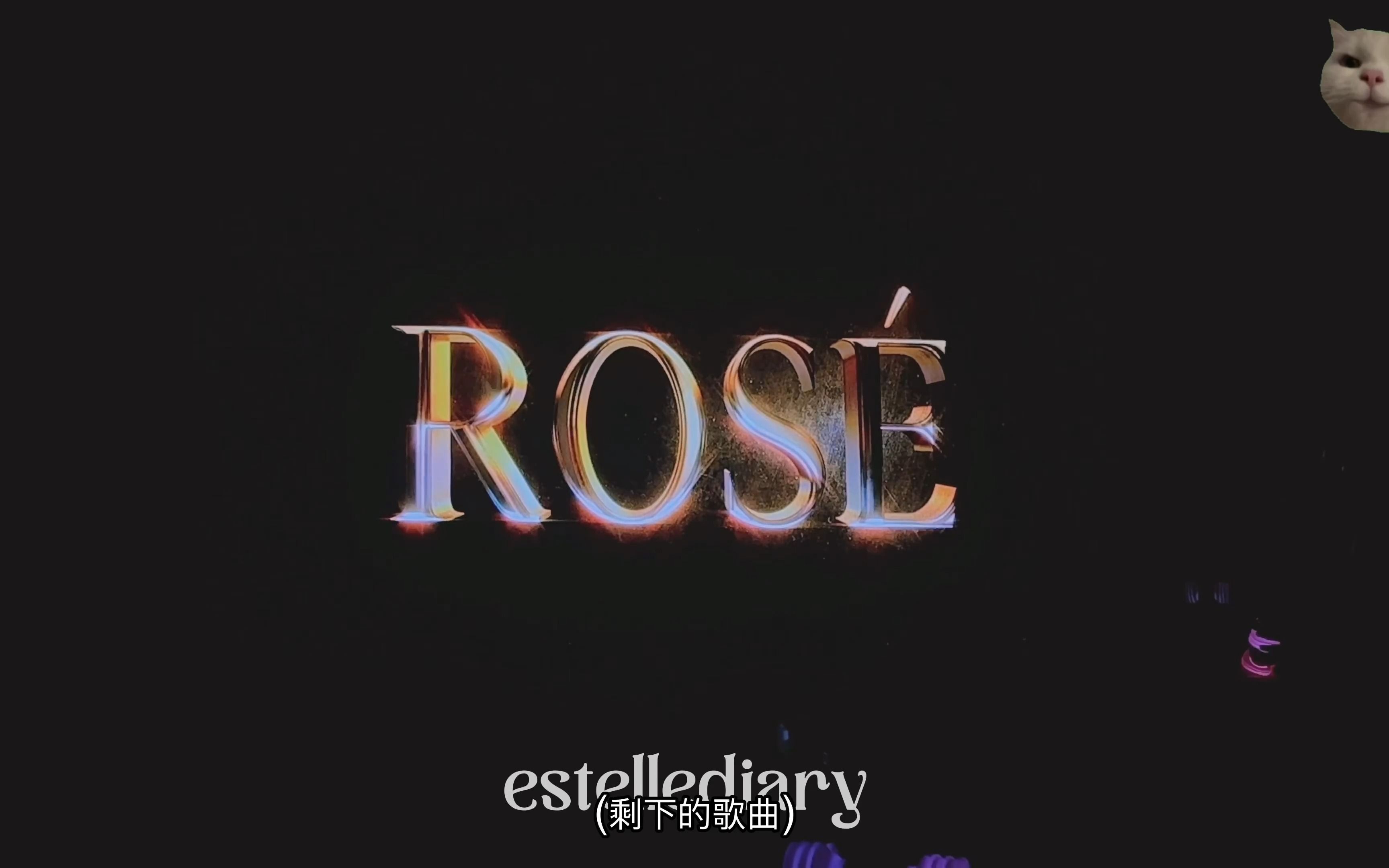 blackpink舞台-3-rose07 solo [hard to love   on the ground]很难