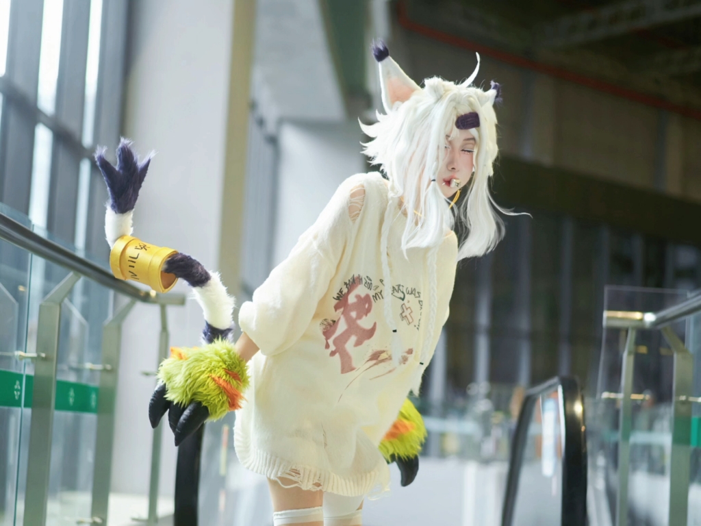 数码宝贝cos|"那一天,童年的哨声响彻了整片原野"--迪路兽拟人