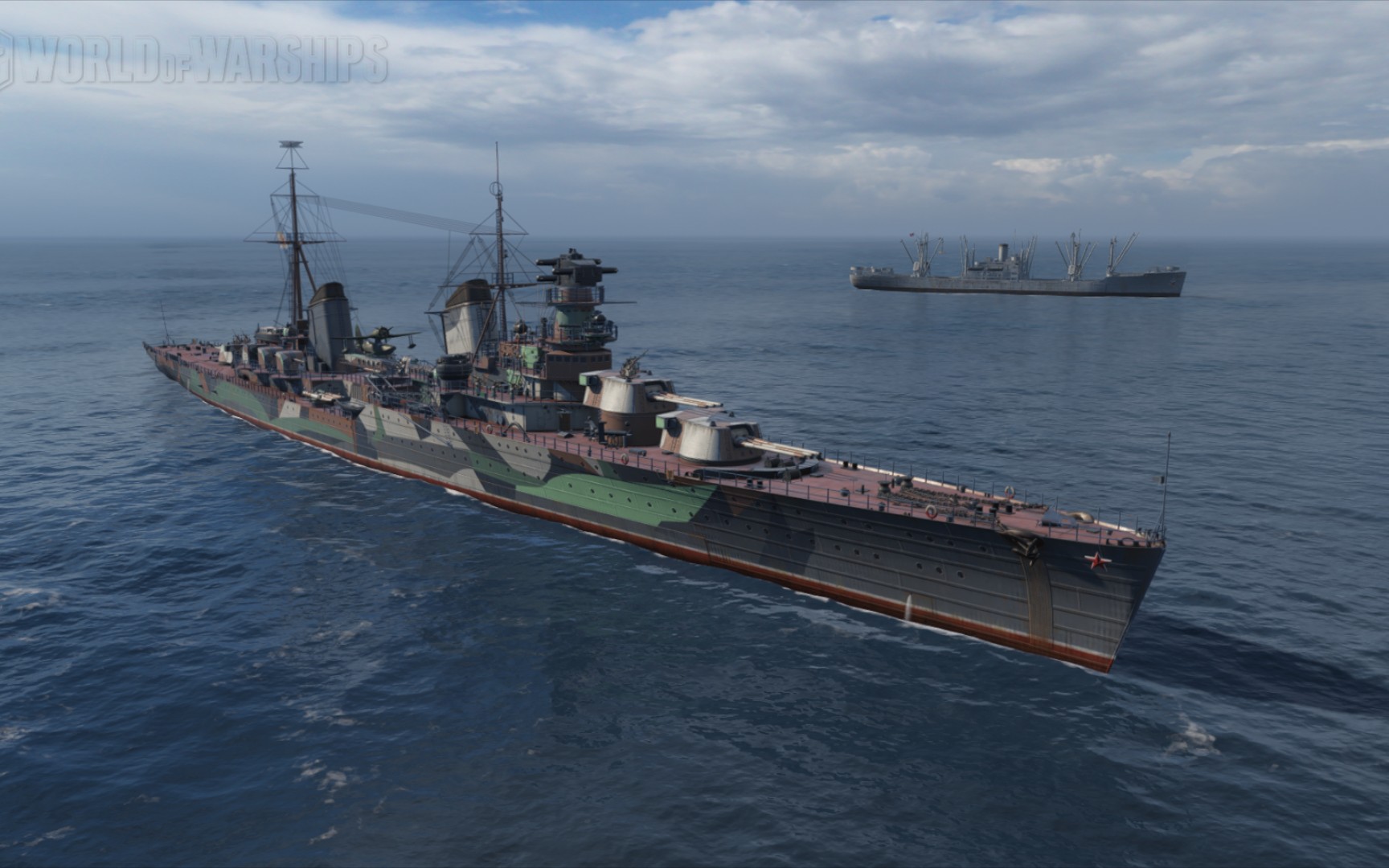 战舰世界闪击战亚服——苏联红海军莫洛托夫号巡洋舰服役仪式