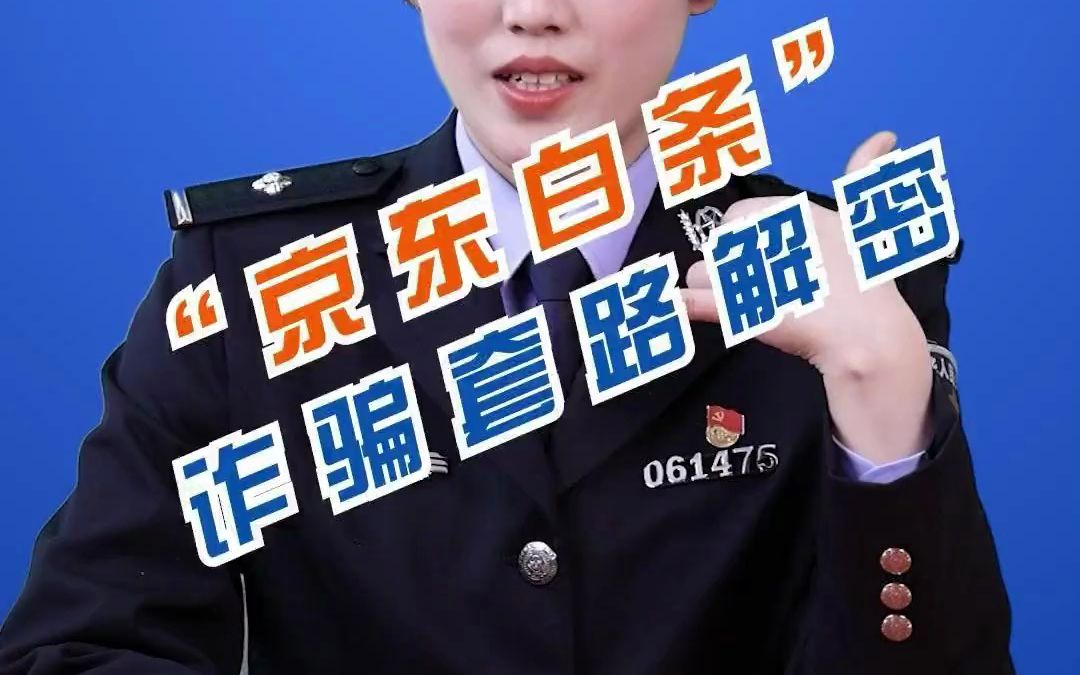 “京东白条”诈骗套路解密哔哩哔哩bilibili