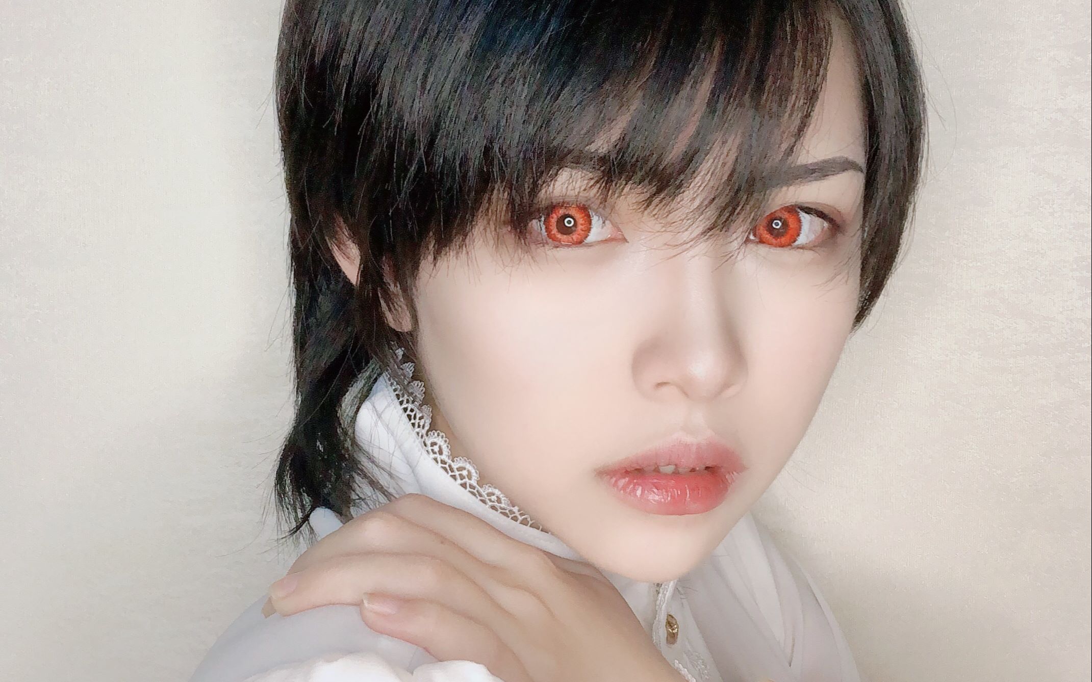 燃灯诡秘之主埃姆林怀特cos仿妆少年吸血鬼血族妆容