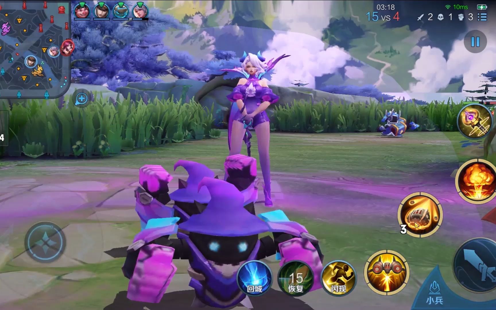 王者荣耀米莱狄契约魔法皮肤3d视角特效展示 看起来还可以