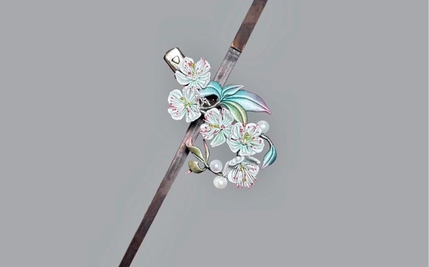 缠花|春日清新梨花簪or发卡