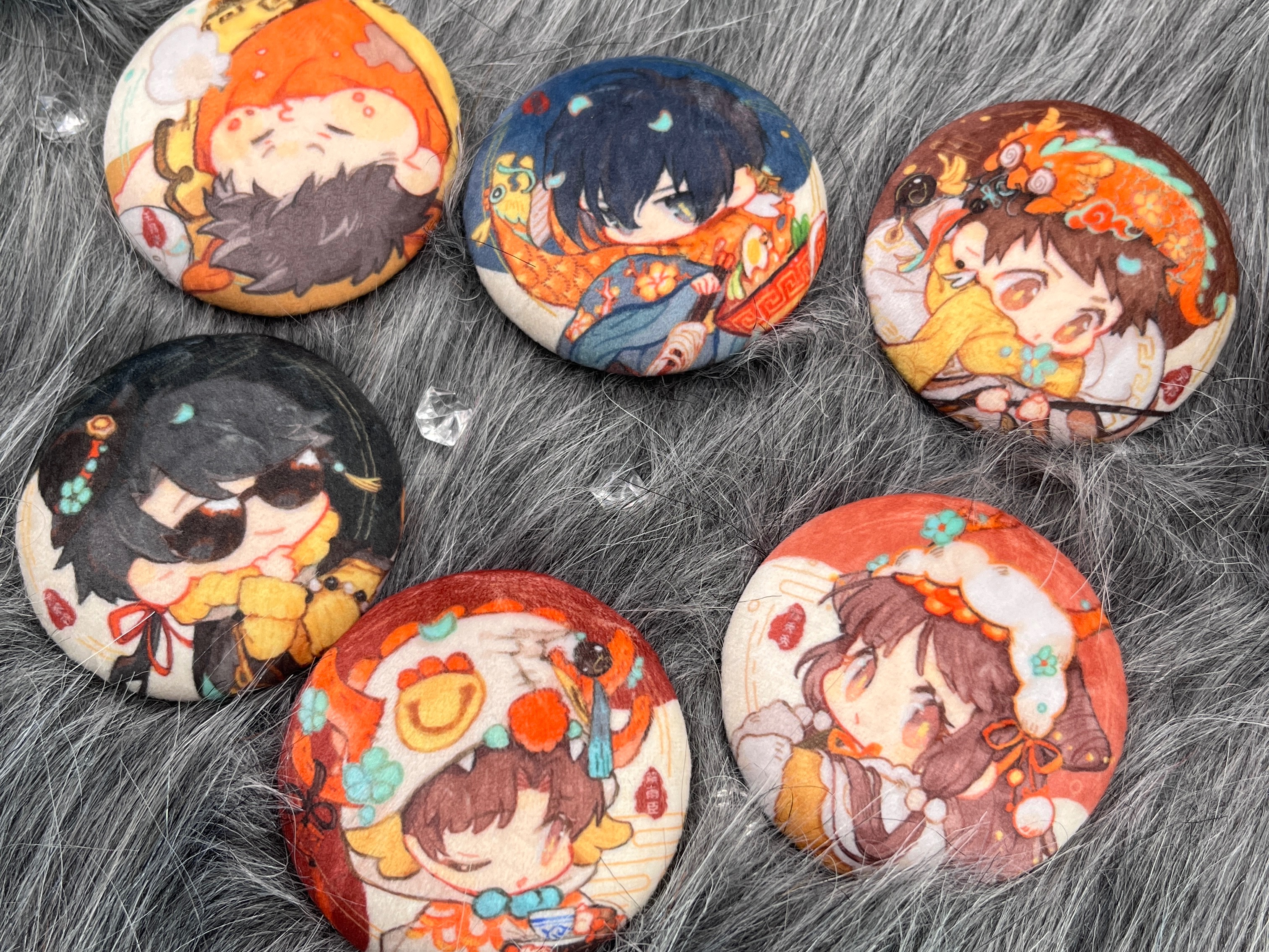 有龙则灵毛绒吧唧-盗墓笔记2024新年周边