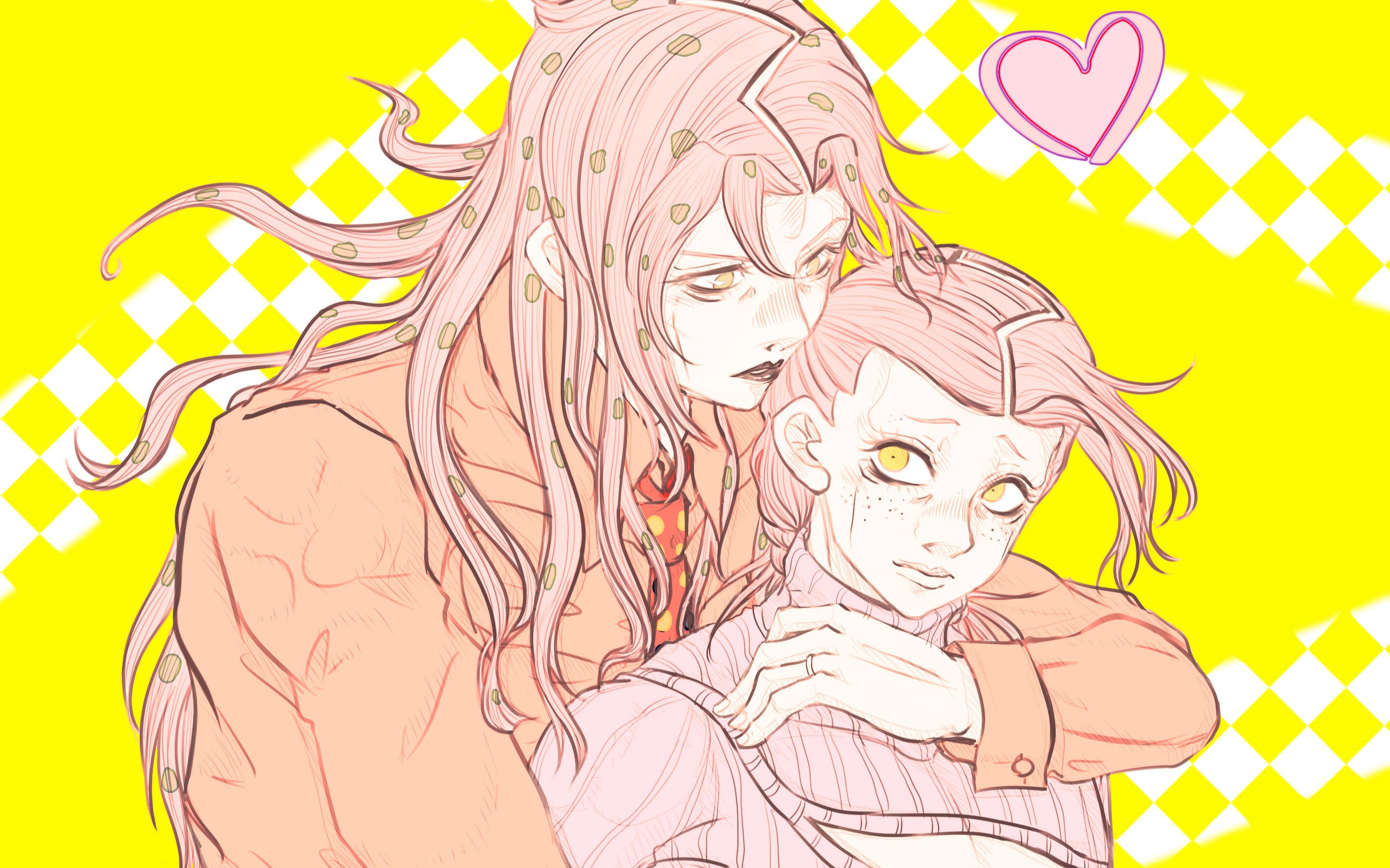 【jojo板绘】我家嗲多cp过七夕(线稿)