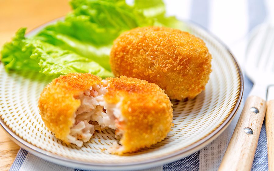 蟹肉奶油可乐饼的做法丨绵羊料理