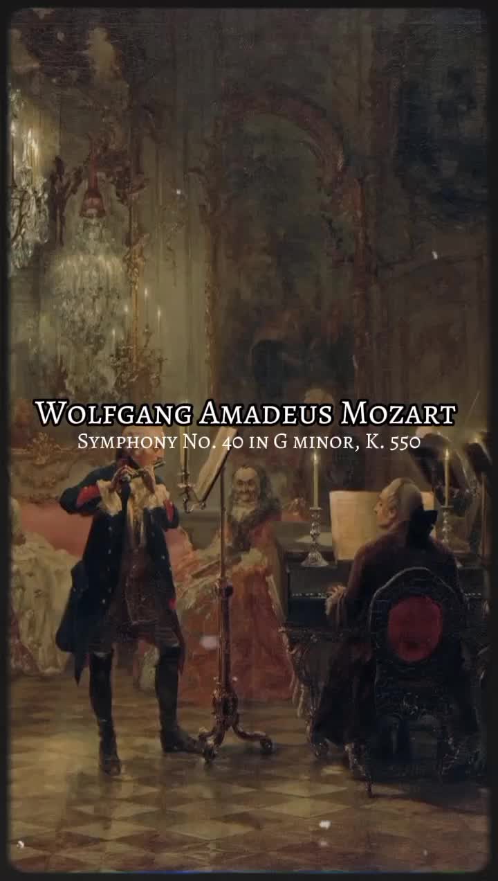 沃尔夫冈ⷩ˜🩩쥾𗤹Œ斯ⷮŠ莫扎特 (Wolfgang Amadeus Mozart) 在1788.有时被称为 “大g小调交响曲”,以区别于第25号 “小g小调交响曲哔哩哔哩bilibili