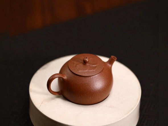 "紫砂壶|莲蒲|精工半手·原矿老段泥·100cc