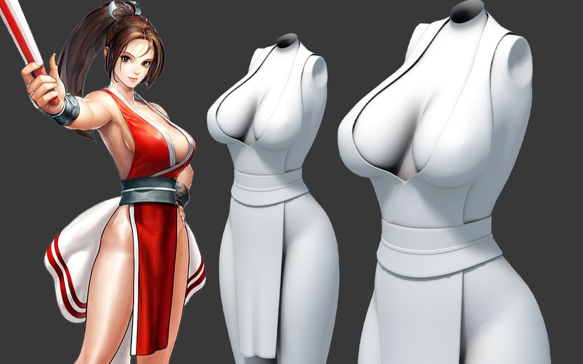 3dmax女性游戏人物角色建模教程,3dmax零基础建模教程