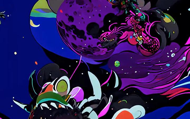 beginning of something - disco diffusion v5 turbo - ai animation