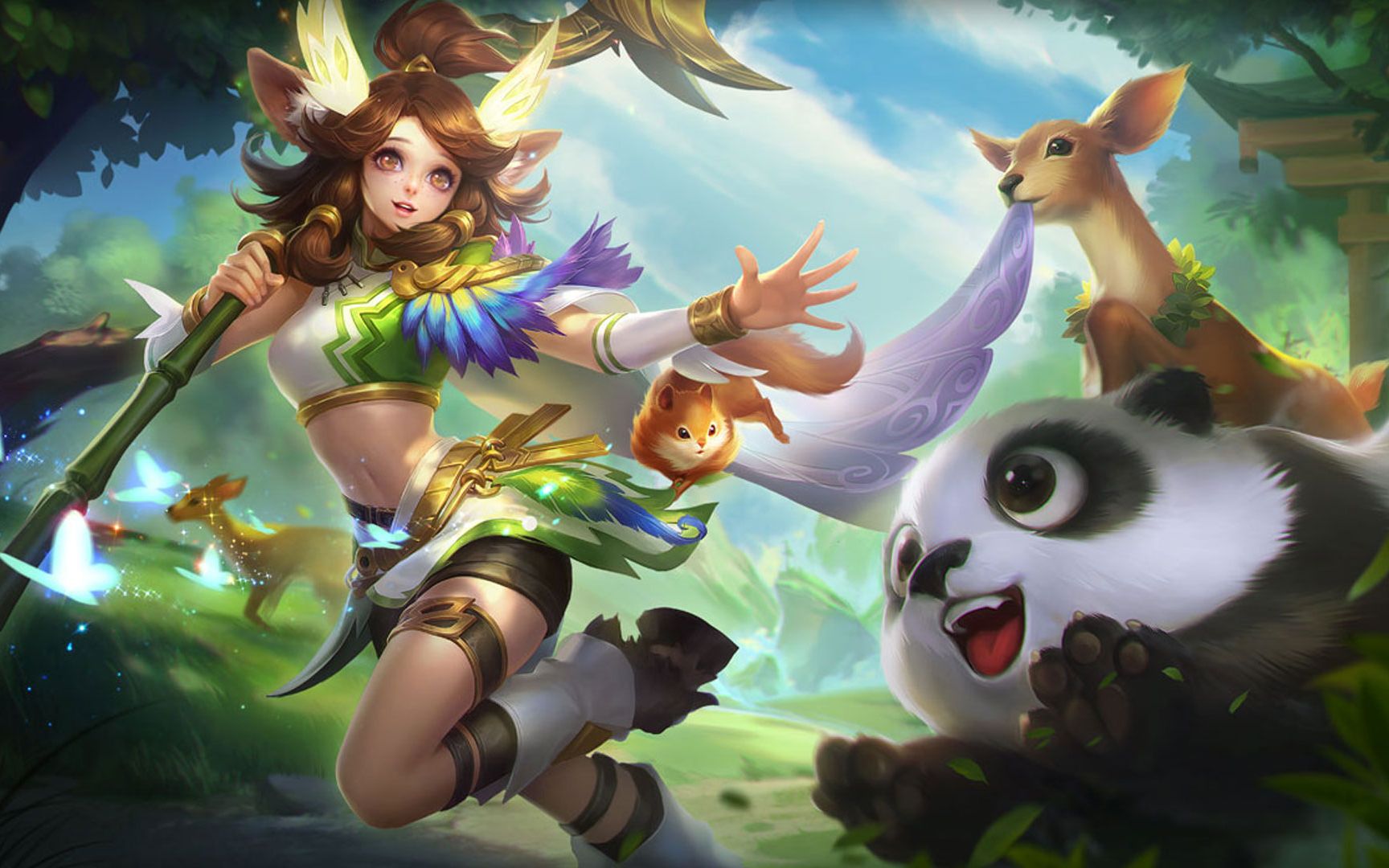 王者荣耀:新英雄瑶即将上线正式服 伴生皮肤亮相 可爱熊猫抢镜_哔哩