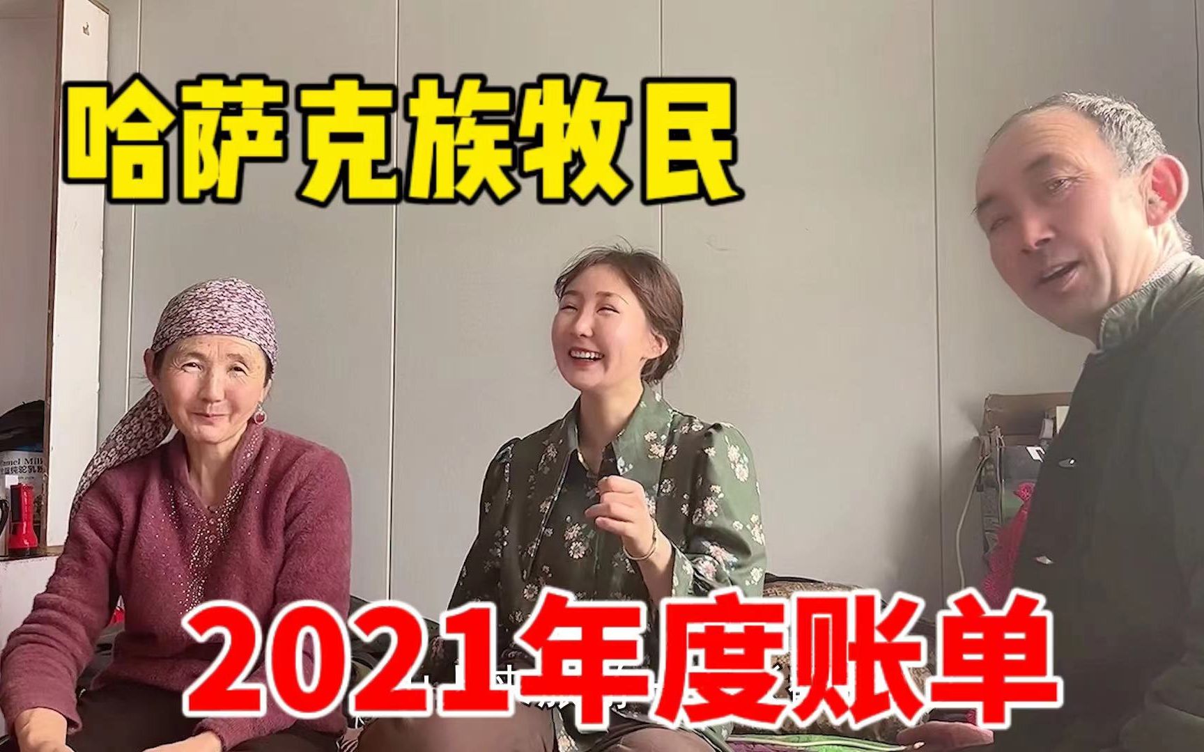 新疆姑娘家2021年度收入和支出账单来啦!哔哩哔哩bilibili