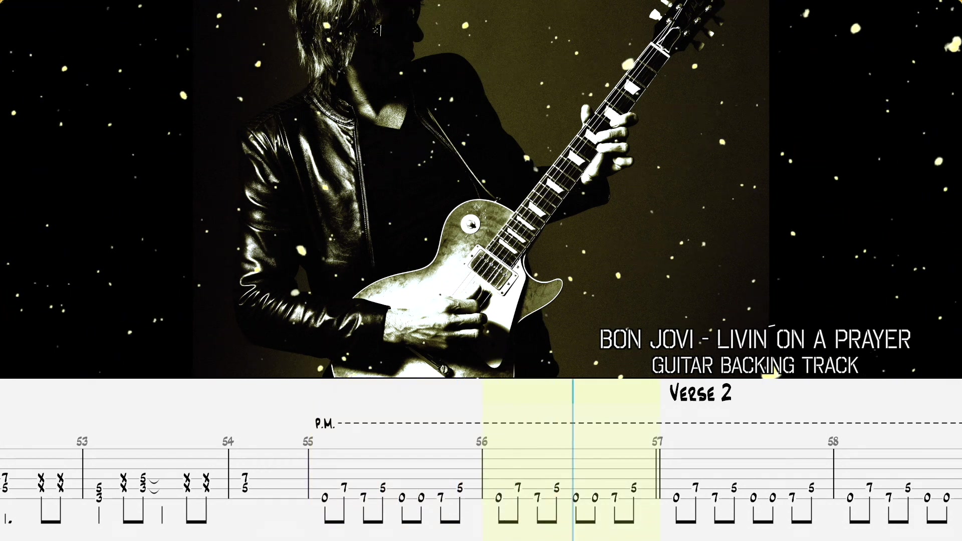 [图]BON JOVI - Livin´on a prayer [GUITARLESS BACKING TRACK + TAB]