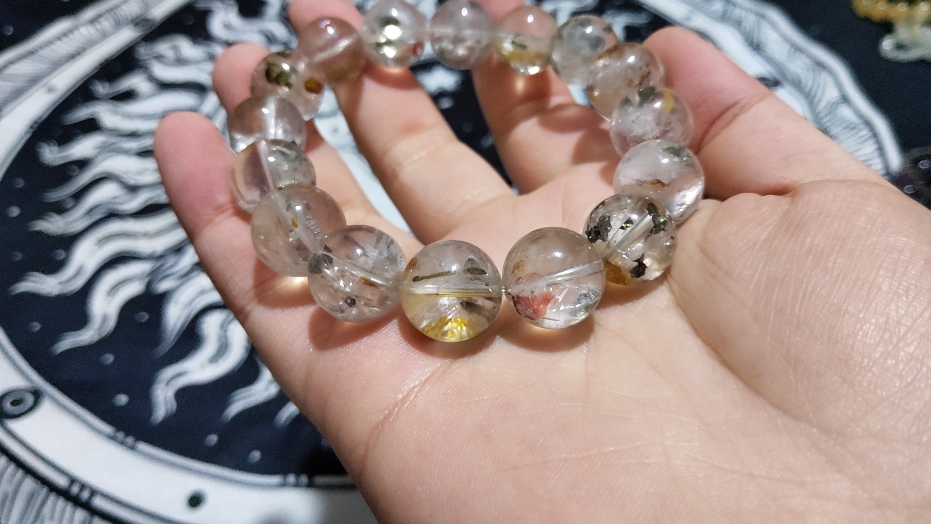 黄铜矿手串550包邮_哔哩哔哩_bilibili