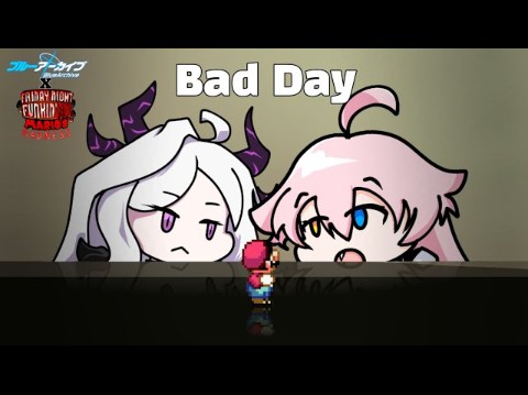 Hoshino & Hina vs Super Bad Mario | Bad Day Cover | Blue ArchiveXMario's Madness哔哩哔哩bilibili