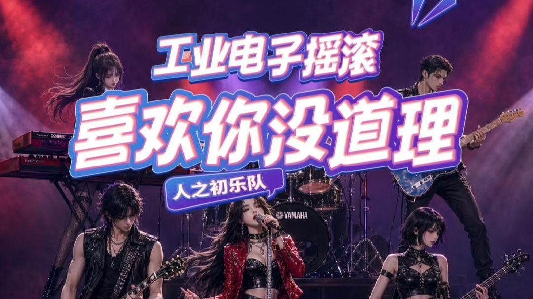 工业电子摇滚风格翻唱张韶涵《喜欢你没道理》
