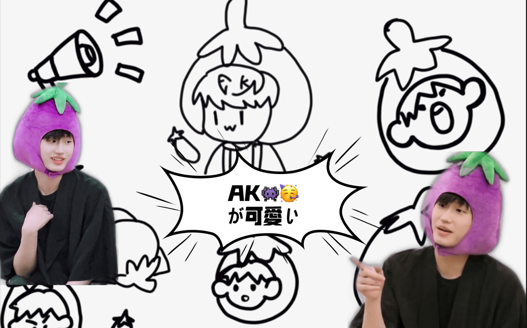 活动  【ak 刘彰】茄子头鸭鸭最可爱!大半夜睡不着起来用ipad板绘