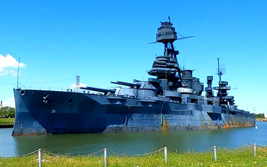 【德克萨斯州/休斯敦市】孤单的身影 - 纽约级战列舰"德克萨斯"号(bb