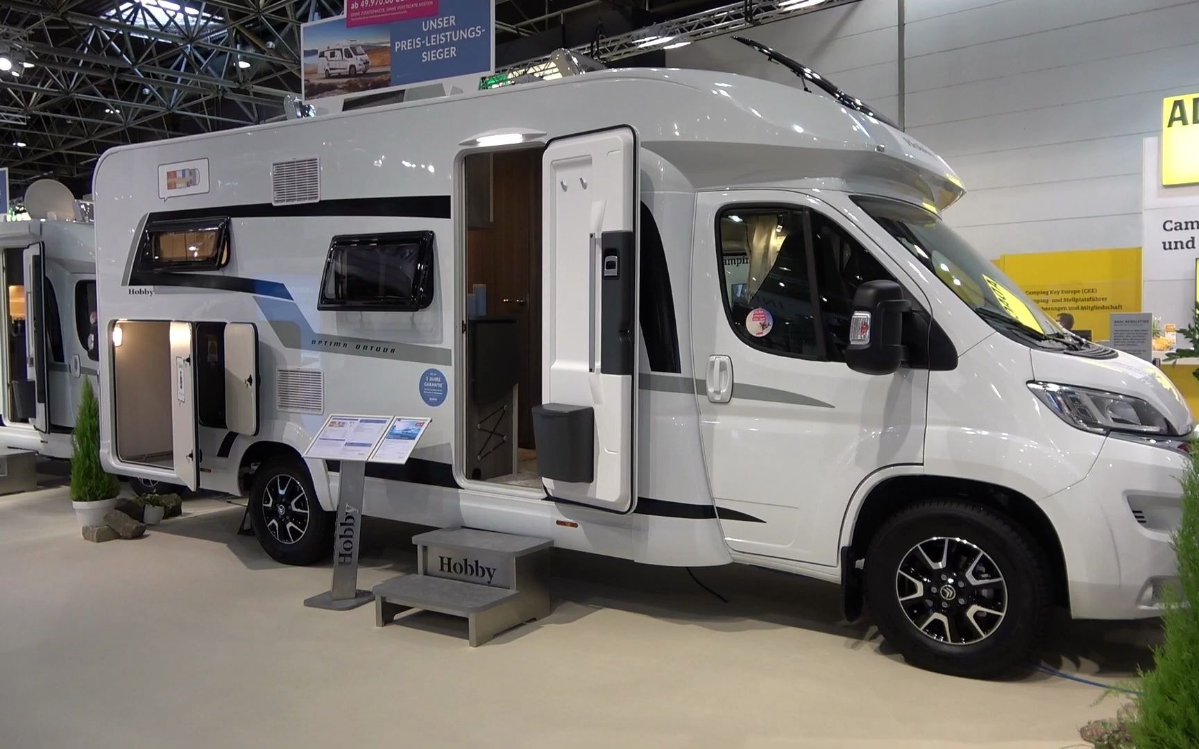 德国豪彼小额头t型房车 - hobby optima ontour t65_哔哩哔哩_bili