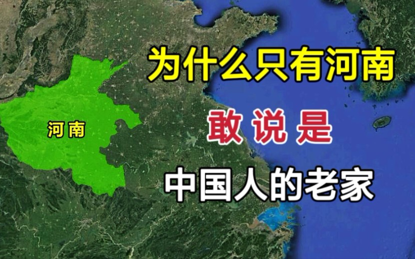 为什么仅有河南,敢说是中国人的老家?有多少人的祖先来自河南?哔哩哔哩bilibili