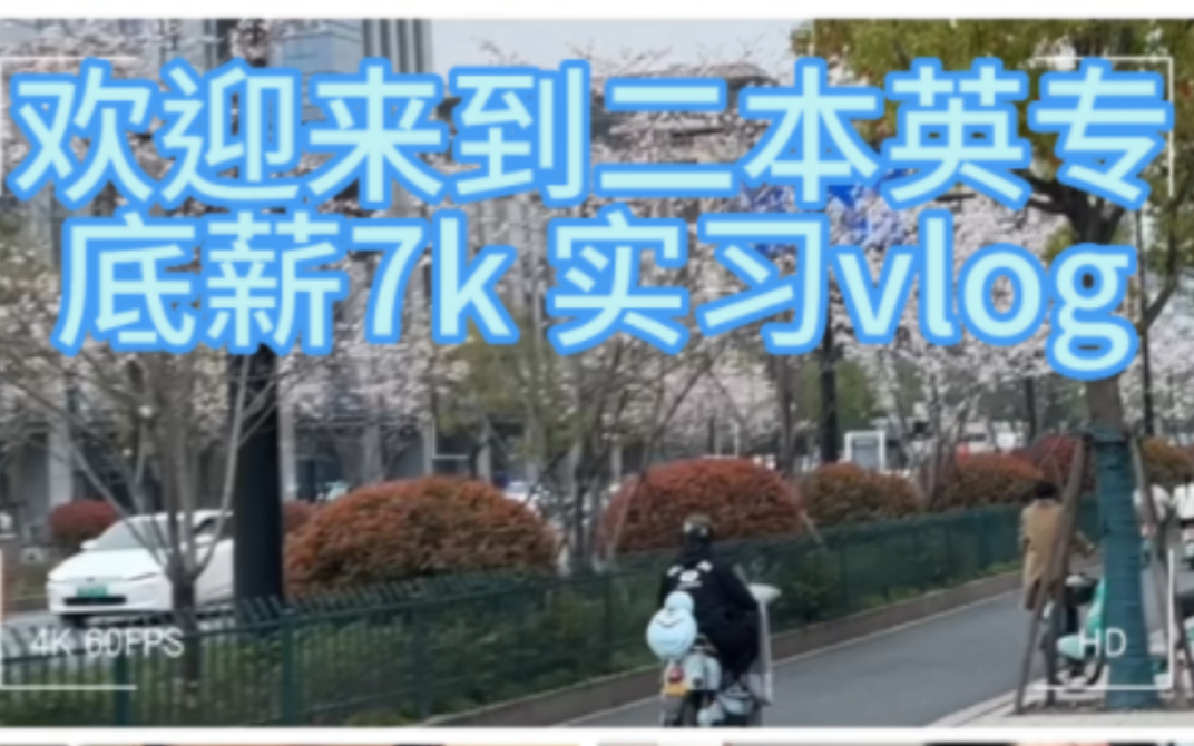 二本大四实习底薪7k实习Vlog哔哩哔哩bilibili