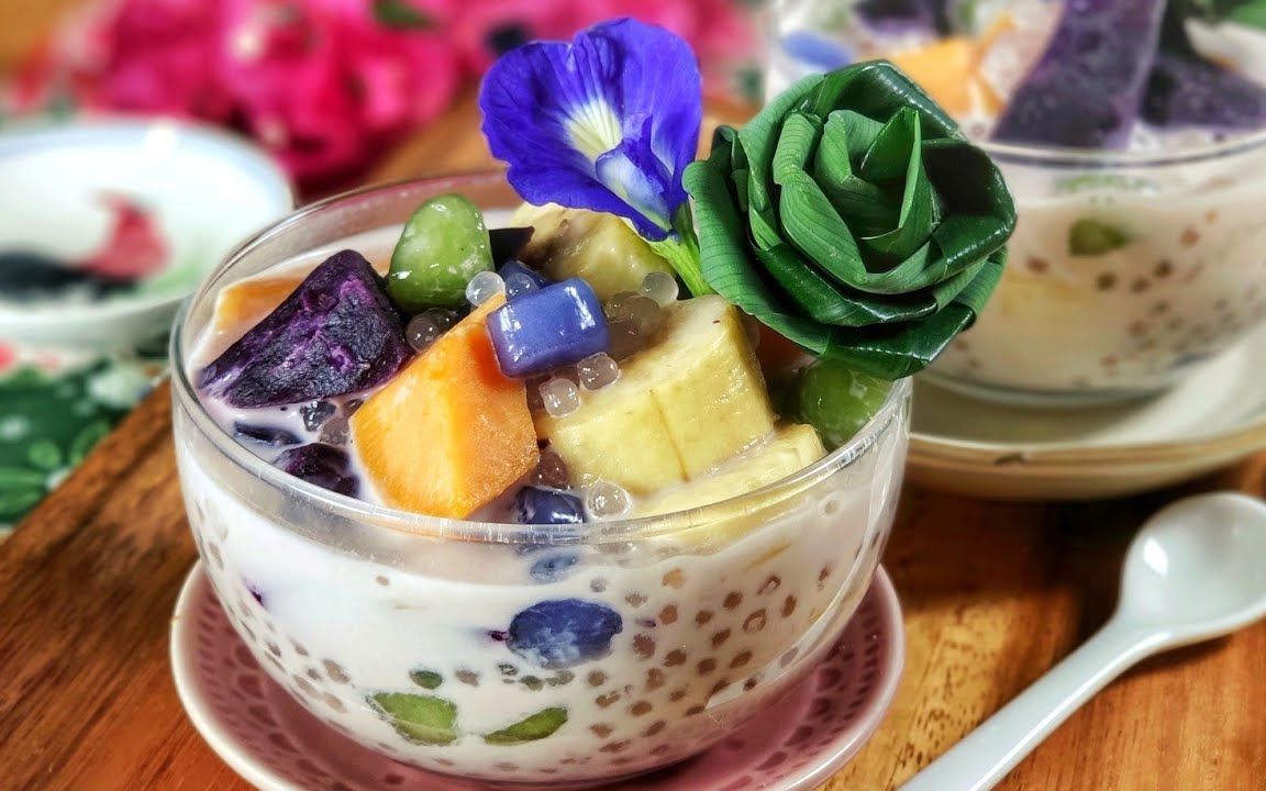 马来西亚椰浆甜品!色彩和味道都一样丰富的娘惹甜品,摩摩喳喳