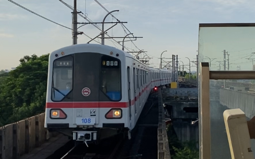 上海轨道交通1号线pov左侧展望