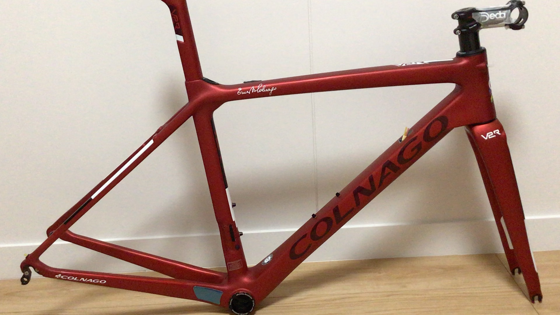 梅花colnago v2r车架实物