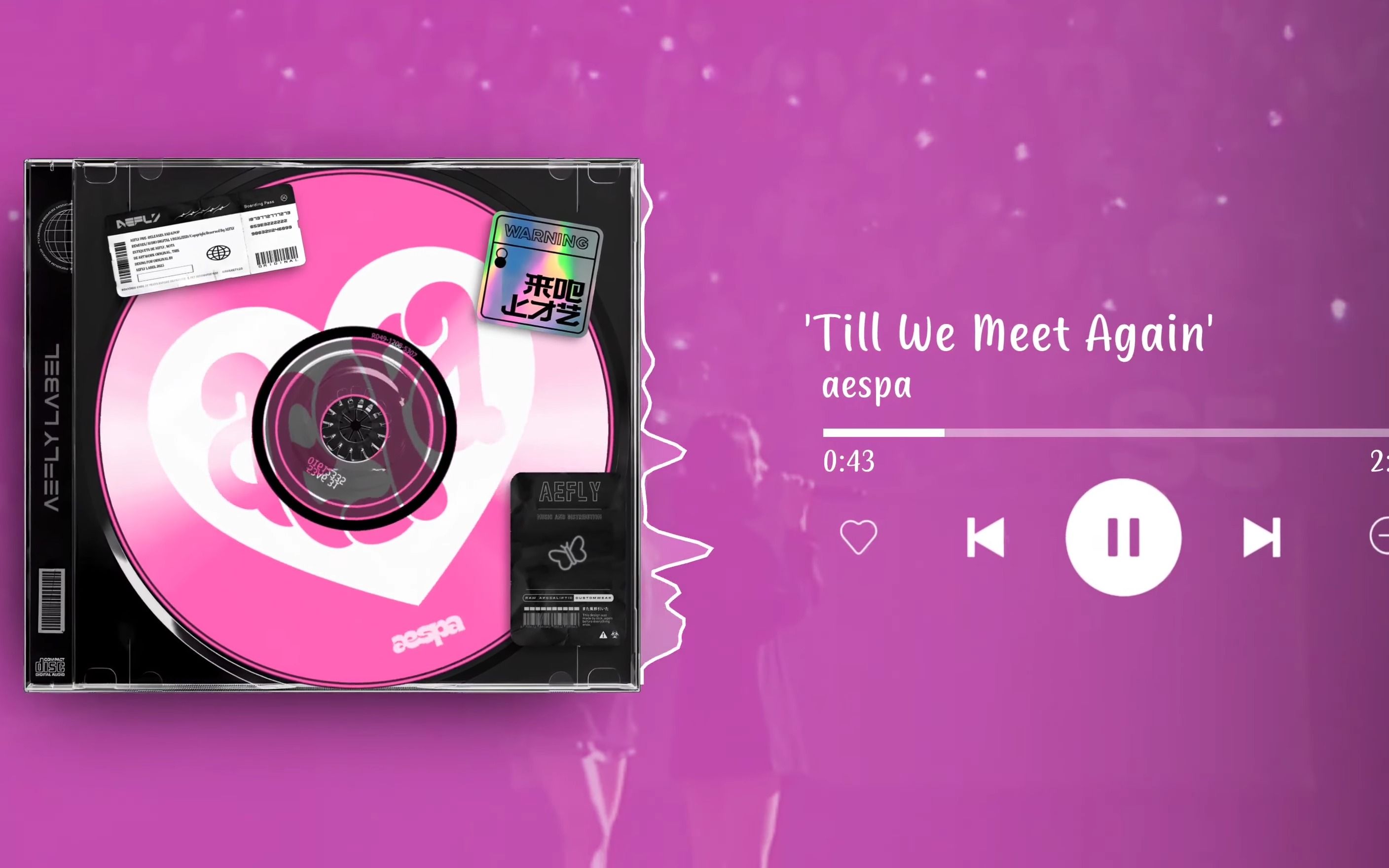 [图]aespa新曲《Till We Meet Again》音源(Remastered AUDIO Ver)