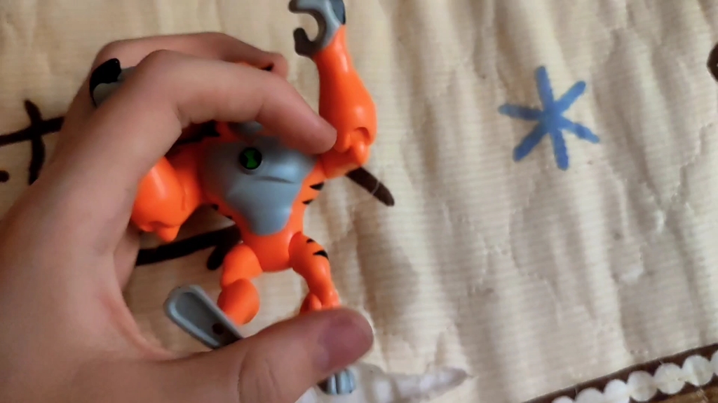 ben10 少年骇客万代正品玩具 两个力量型英雄暴虎和四手霸王