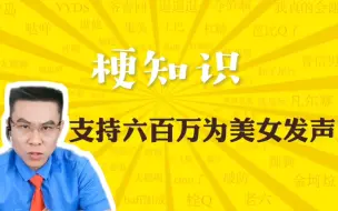 Video herunterladen: 《支持六百万 为美女发声》是什么梗？