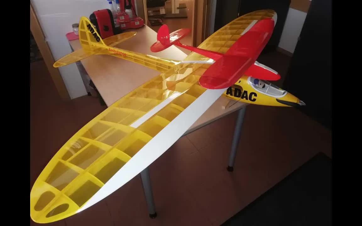 【轻木航模】mini leprechaun滑翔机制作,youtube转载eggentoler