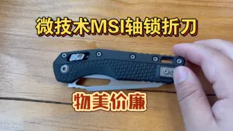 下载视频: 【大佬的折刀收藏】微技术 MSI 轴锁折刀