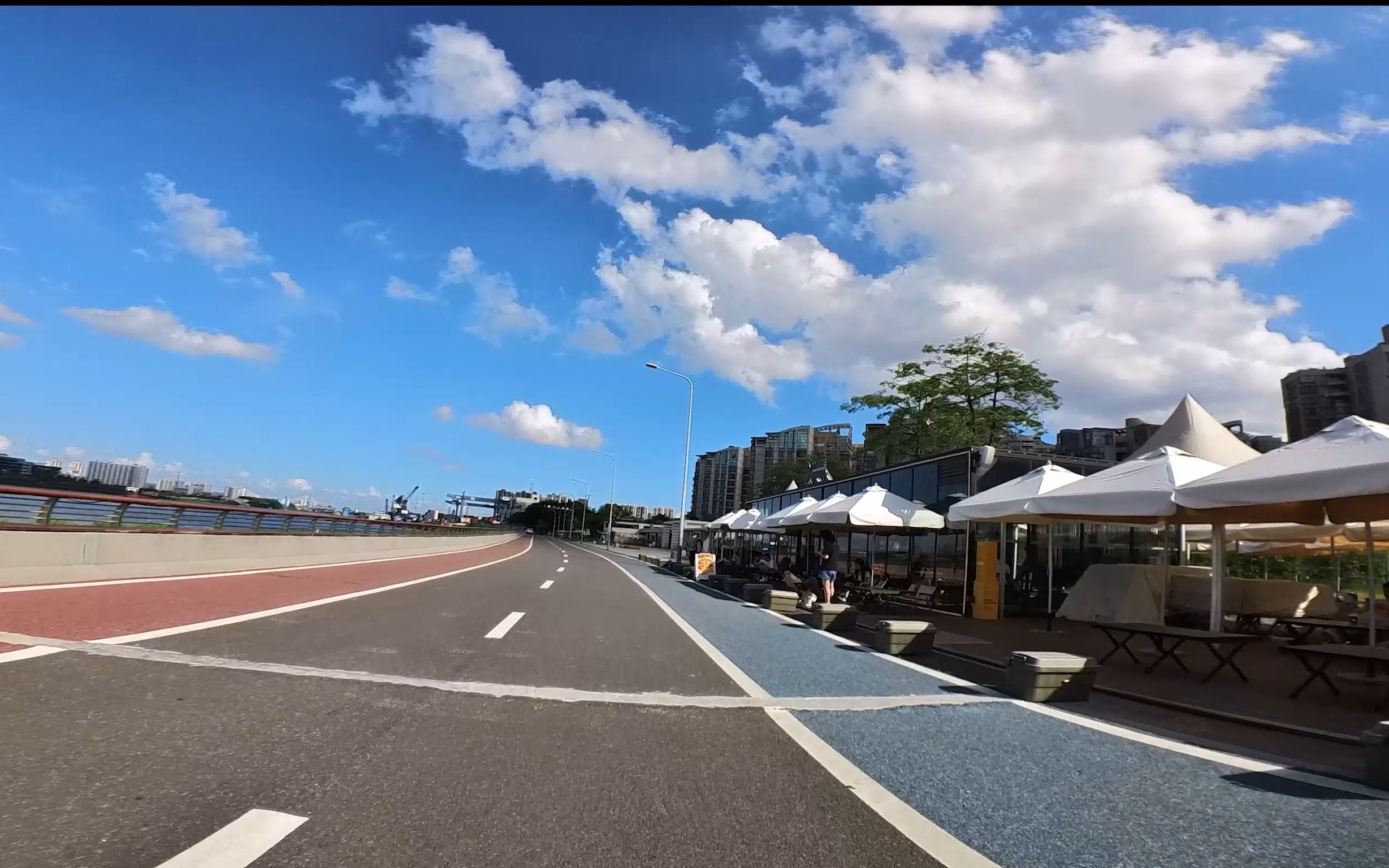 江门滨江大道骑行 insta360 go3录制