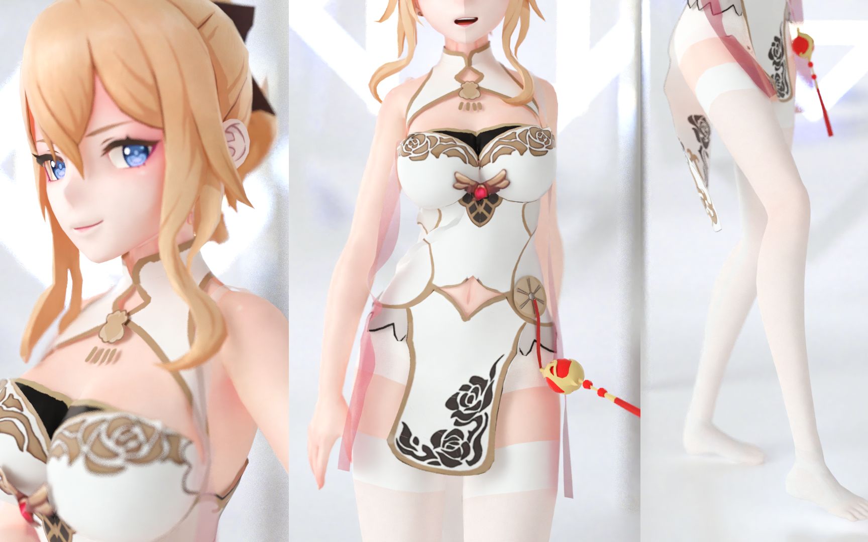 【原神/布料解算】琴团长的 ___7815 骑士团的魂_哔哩哔哩_bili