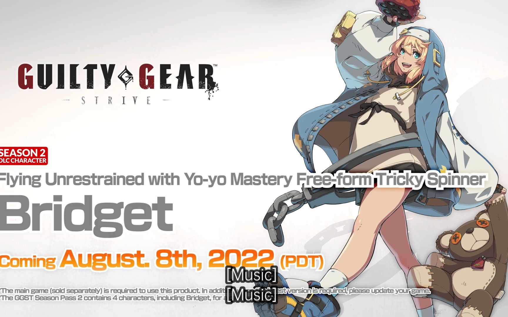 罪恶装备-奋斗-布里奇特公告预告片 ps5 & ps4游戏 中英字幕