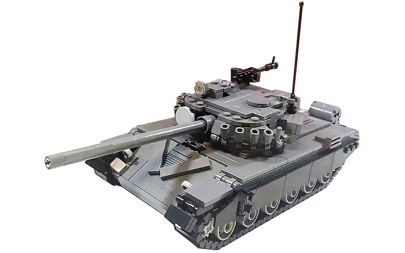 乐高moc教程 苏联t-72主战坦克 拼搭指南