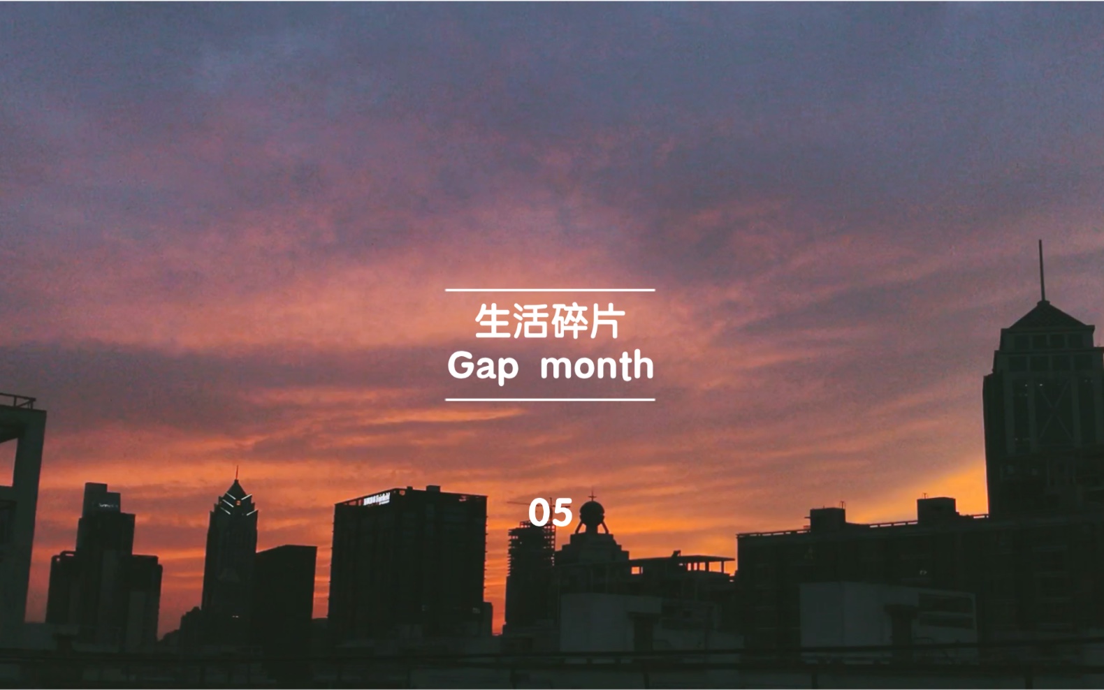 vlog.05 [Gap month]生活碎片5纪念日哔哩哔哩bilibili