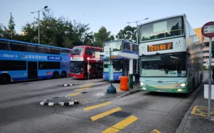 Video herunterladen: 香港巴士新大屿山巴士B2P线深圳湾口岸出发全程原速POV上层视角展望