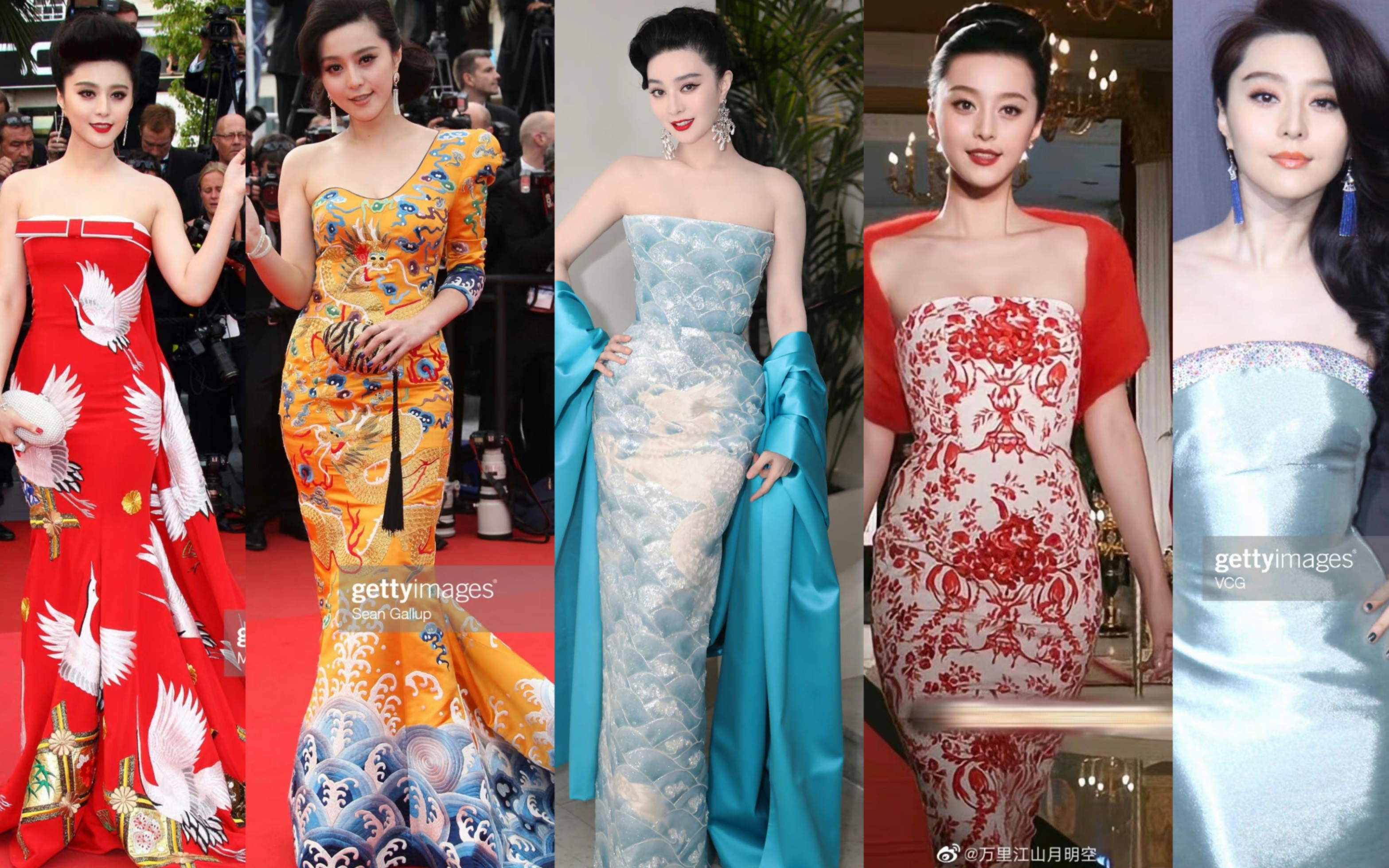 你们看范冰冰这件陈采尼的裙子真的不算普,越看越喜欢,只是面料确实有