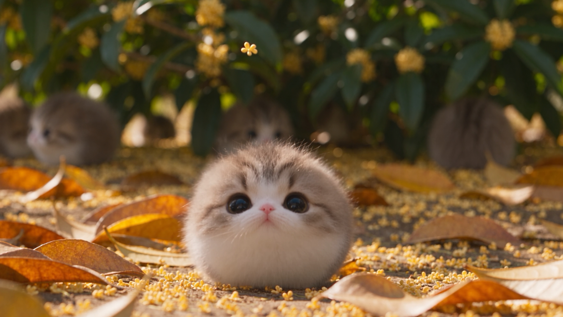 妙脆角猫 | 秋天的最后一场桂花雨