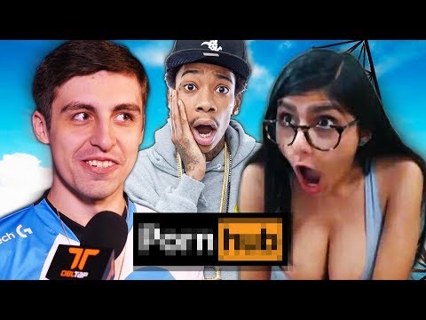 [图]Shroud finally finds out about the Mia Khalifa Troll & figures out that she