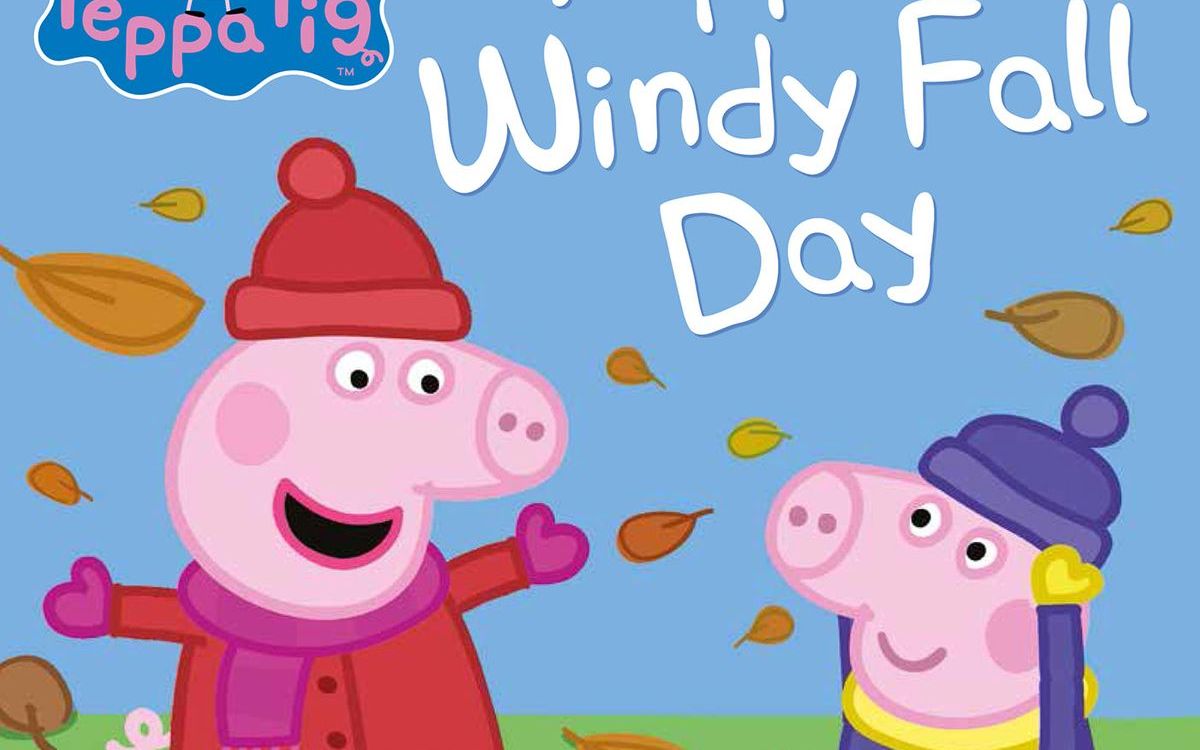 【英文字幕】《小猪佩奇一个风很大的秋天》儿童英语故事_哔哩哔哩