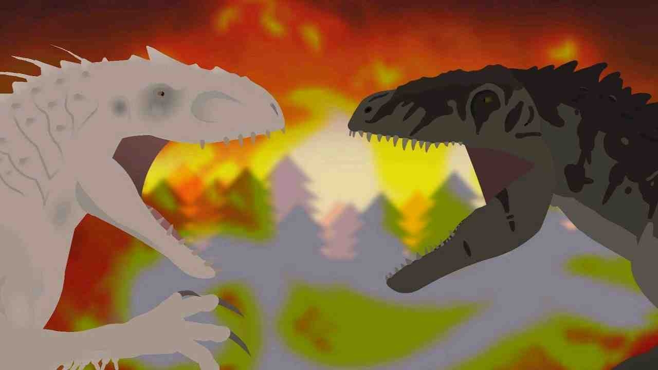 暴虐霸王龙 vs 南方巨兽龙·动画-我的世界