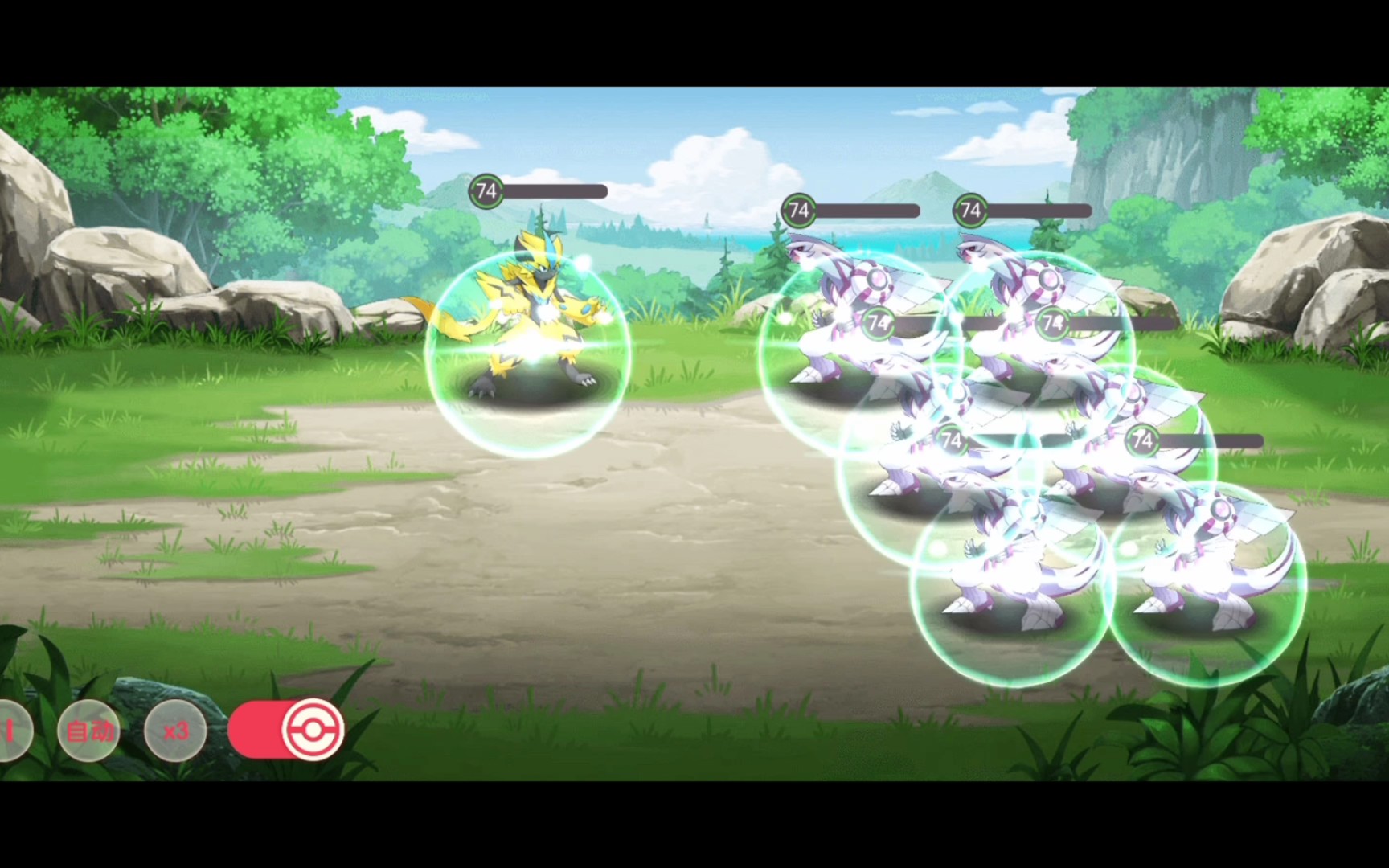 口袋觉醒见过隐匿后出来不放大招的水龙吗