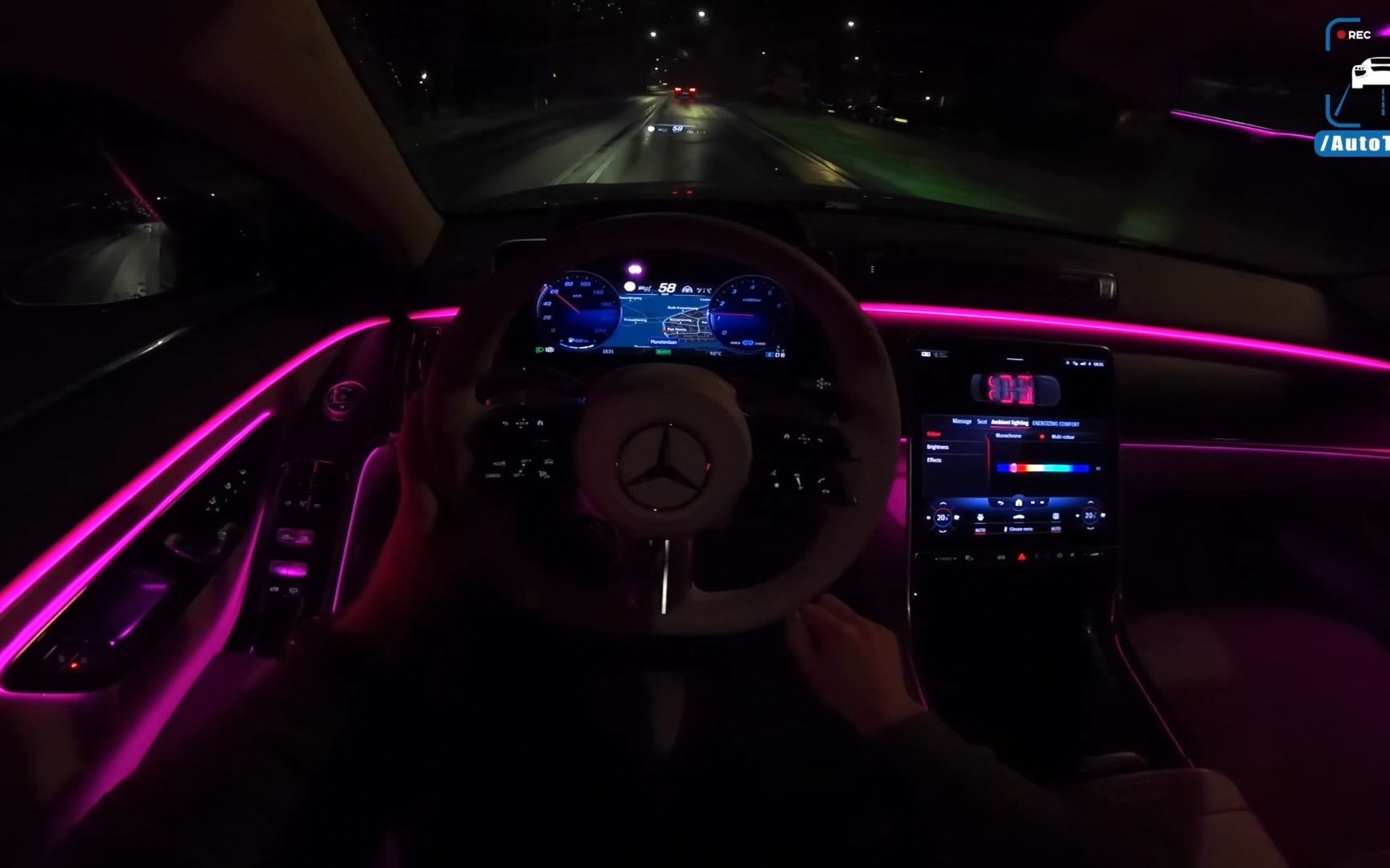 奔驰s级夜间驾驶 - autotopnl