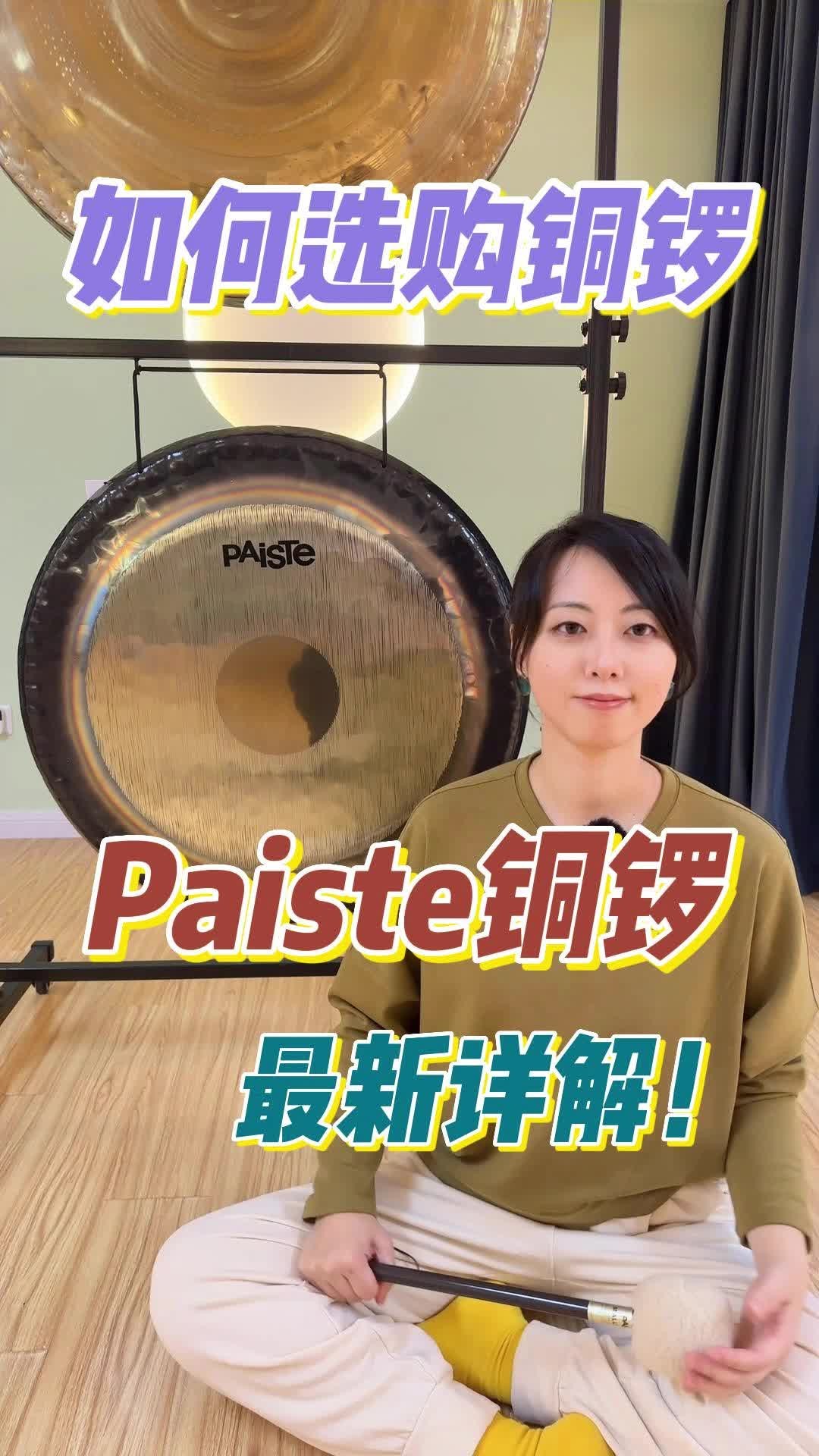 【铜锣课程】如何选购铜锣——Paiste铜锣最新详解哔哩哔哩bilibili